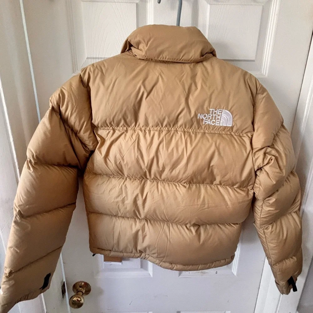 The North Face Tan Puffer Jacket - Picture 3 of 3